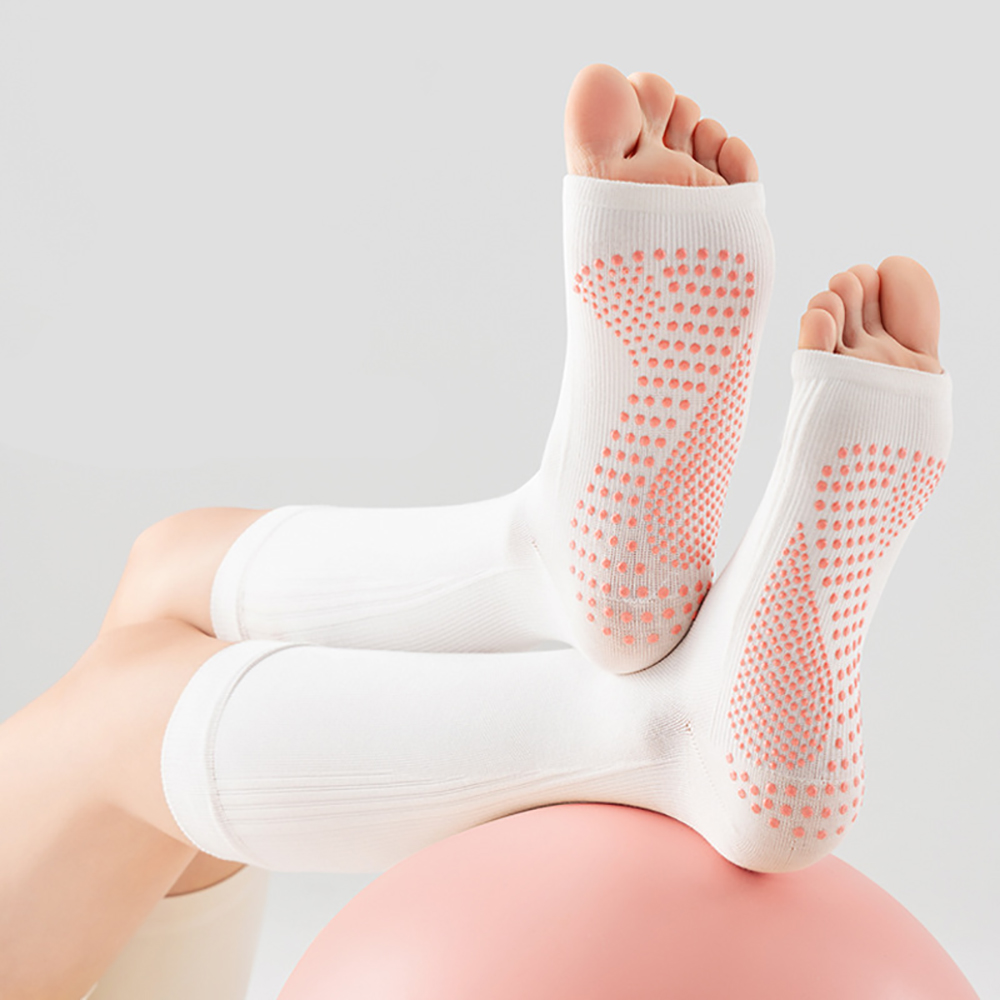 Medias Para Pilates Y Yoga - Professional Open-toe Yoga Socks Women Anti-slip