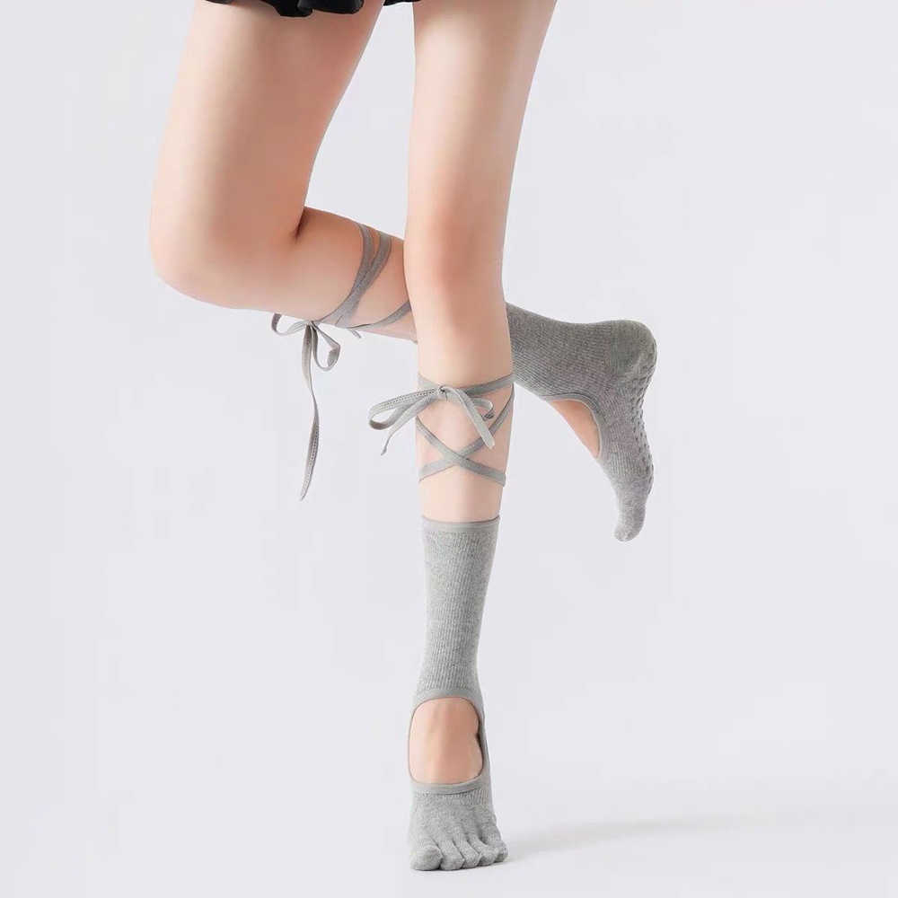 Lace-up Ballet Yoga Socks Wome - огляд і ціна Medias Para Pilates Y Yoga